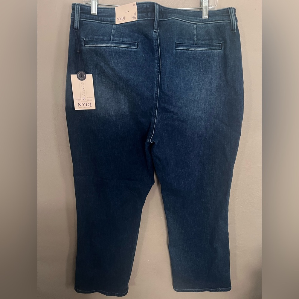 NYDJ Blue Ankle Cropped Jeans - Picture 5 of 5